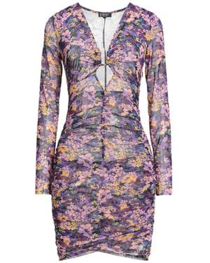 Liu Jo Mini Dress Polyester, Elastane - Purple