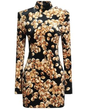 Balmain Mini Dress - Metallic