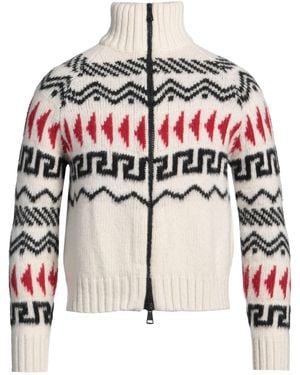 N°21 Ivory Cardigan Virgin Wool - Red