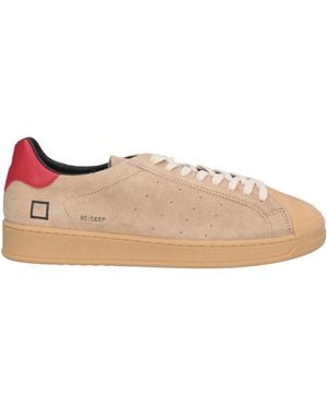 Date Trainers Leather - Natural
