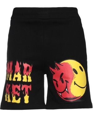 Market Smiley Good And Evil Sweatshorts Shorts & Bermuda Shorts Cotton - Black