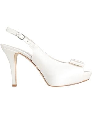 Elata Ivory Sandals Textile Fibers - Natural
