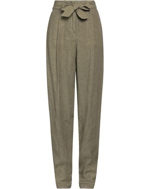 Malo Pants Linen - Green