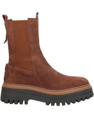 Elvio Zanon Botines de caña alta - Marrón