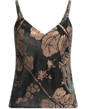 Gentry Portofino Top Viscose, Silk - Black