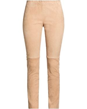 Dondup Pants Goat Skin - Natural