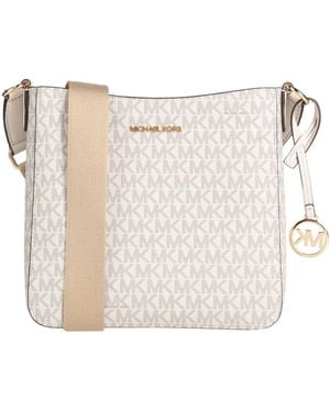 MICHAEL Michael Kors Ivory Cross-Body Bag Pvc - White