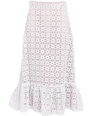 MICHAEL Michael Kors Midi Skirt - White