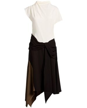 STAUD Midi-Kleid - Weiß