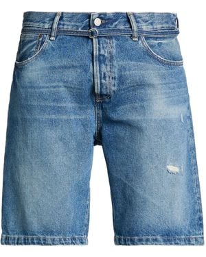 Acne Studios Denim Shorts Cotton - Blue