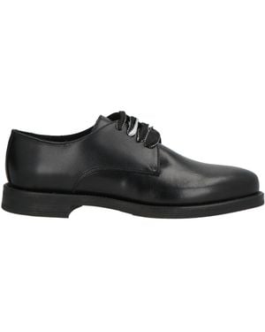 Frau Lace-Up Shoes Leather - Black