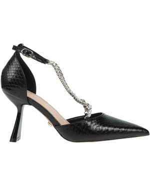 Twenty Four Haitch Court Shoes - Black