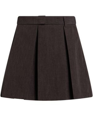 MSGM Mini Skirt Polyester - Black