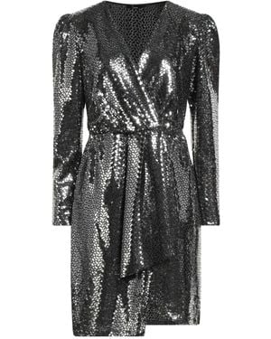 Hanita Mini Dress Nylon, Metallic Fiber, Elastane - Black
