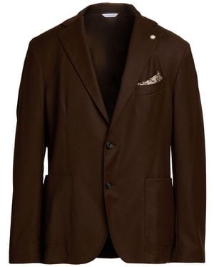 Manuel Ritz Blazer Virgin Wool, Elastane - Brown