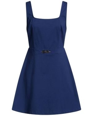 Gaelle Paris Mini Dress Cotton, Polyamide, Elastane - Blue