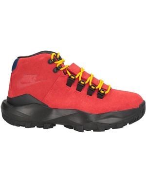 Nike Ankle Boots Leather - Red