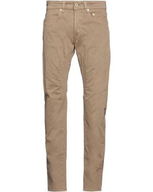 Siviglia Taupe Pants Cotton, Elastane - Natural