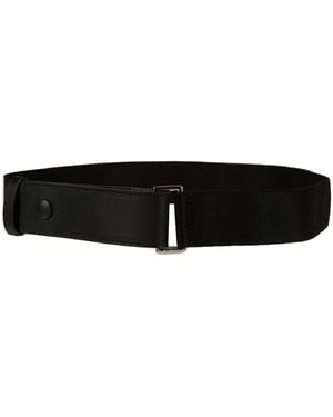 Max Mara Belt Viscose, Cotton, Rubber, Polyester - Black