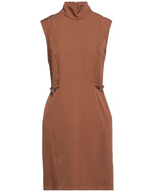Siste's Mini Dress Polyester, Elastane - Brown