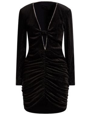 SIMONA CORSELLINI Mini Dress Polyester, Elastane - Black