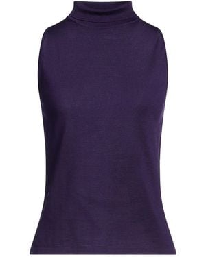 Alberta Ferretti Col roulé - Violet