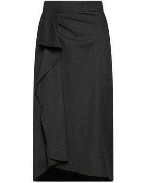 Isabel Marant Midi Skirt Virgin Wool - Black