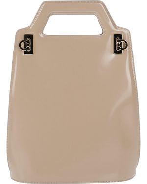 Ferragamo Handbag Calfskin - Natural