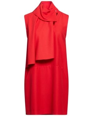Philippe Model Mini Dress Polyester, Virgin Wool - Red