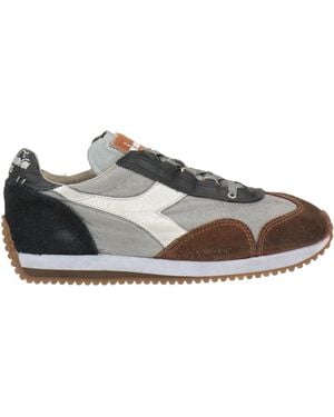 Diadora Trainers Leather, Textile Fibres - Grey