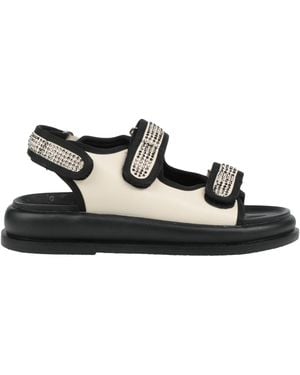 Baldinini Cream Sandals Leather - Black