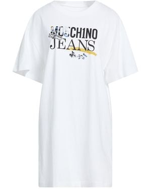 Moschino Mini Dress Cotton - White
