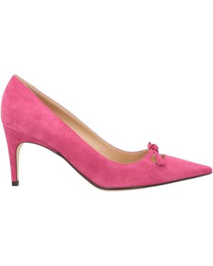 Sergio Rossi Sr1 Fuchsia Court Shoes Leather - Pink