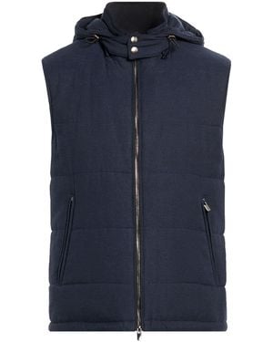 Mazzarelli Vest Cotton - Blue
