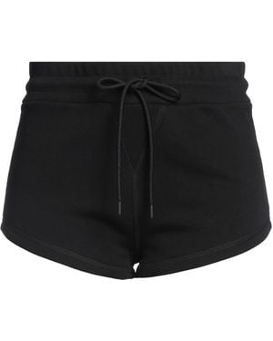 MSGM Active Shorts & Bermuda Shorts Cotton, Polyester - Black
