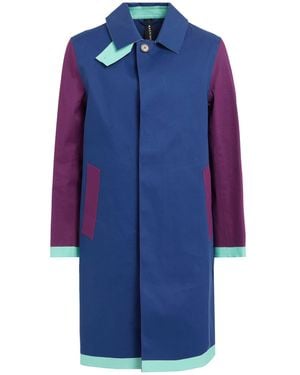 Mackintosh Overcoat & Trench Coat Cotton - Blue