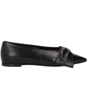 Dear Frances Ballet Flats Leather - Black