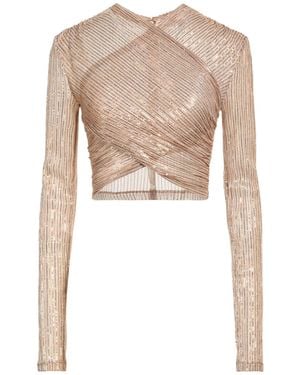 Sabina Musayev Blush Top Polyester - White