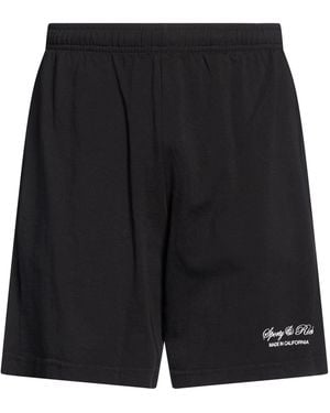 Sporty & Rich Shorts & Bermuda Shorts Cotton - Black