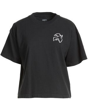 Obey T-Shirt Cotton - Black