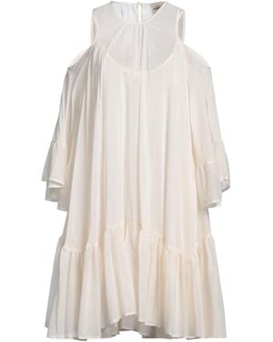 Semicouture Mini Dress - White