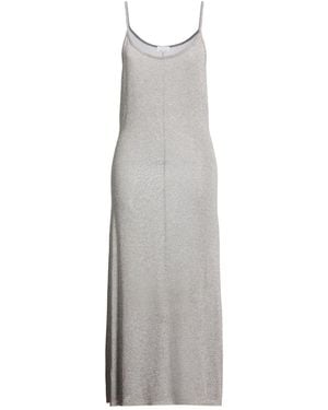 Berna Light Maxi Dress Viscose, Lurex, Elastane - Gray