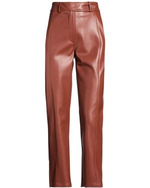 Manila Grace Pants Polyester, Polyurethane - Red