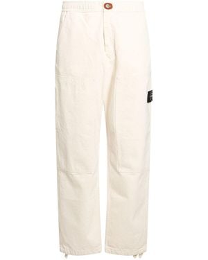 Stone Island Ivory Jeans Cotton - White