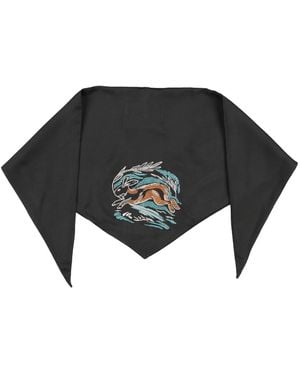 Jil Sander Scarf Silk - Black