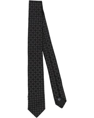 Paoloni Ties & Bow Ties Silk - Black