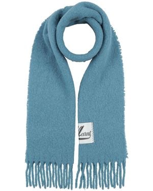 Marni Azure Scarf Alpaca Wool, Polyamide - Blue