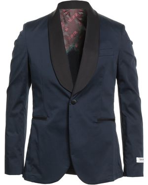 Berna Midnight Blazer Cotton, Elastane - Blue