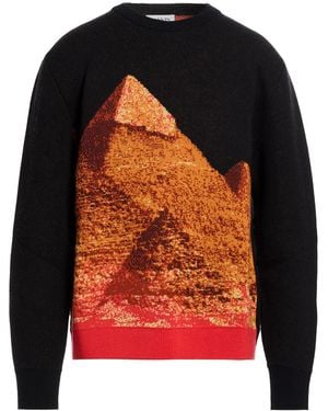 Lanvin Jumper Virgin Wool, Cashmere, Polyamide - Orange