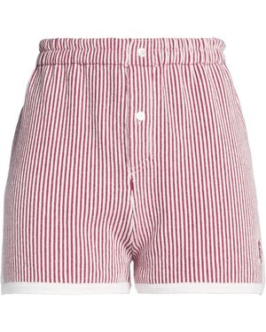Barrie Burgundy Shorts & Bermuda Shorts Cashmere, Cotton - Red